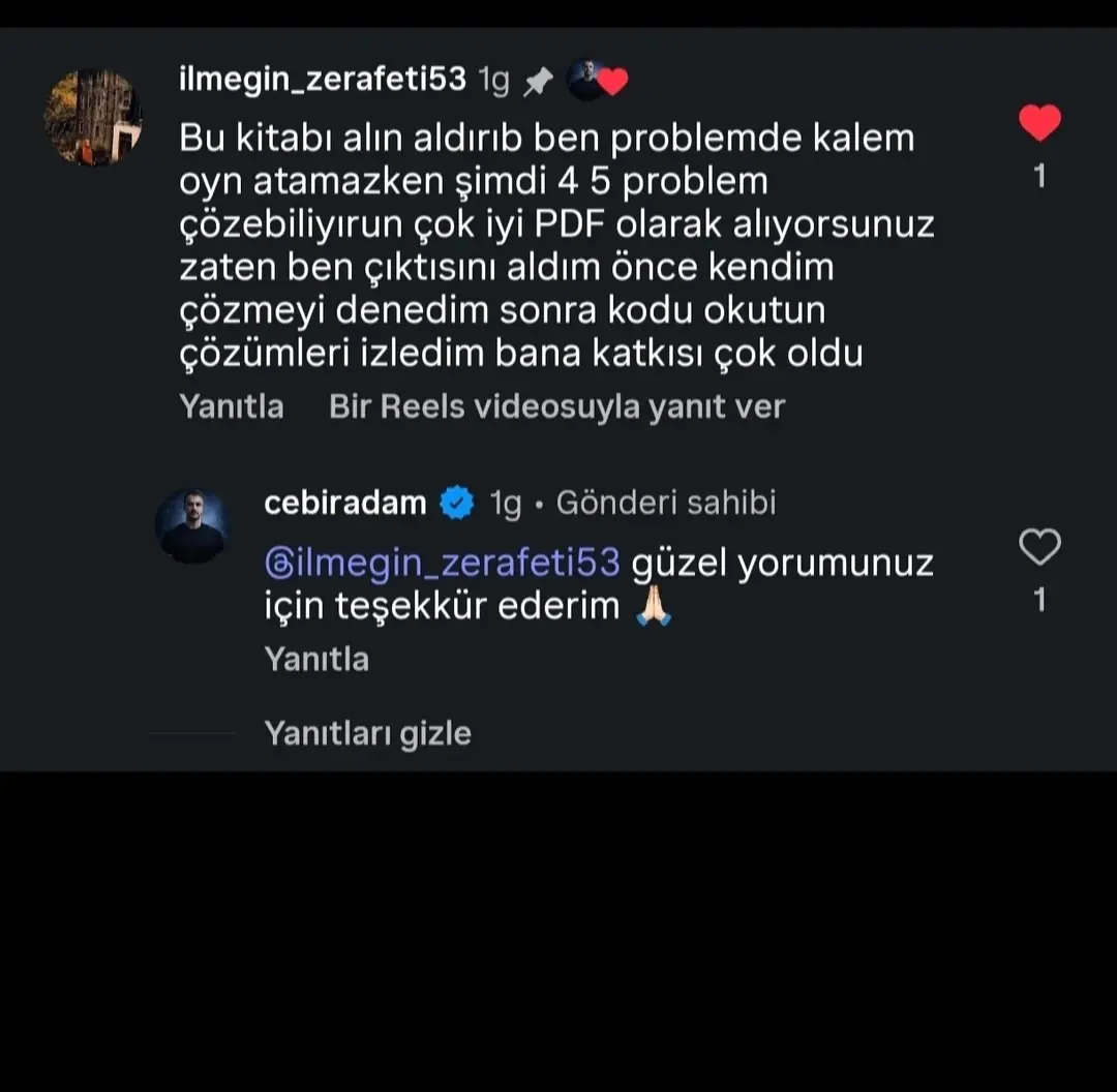 CebirAdam öğrenci memnuniyeti